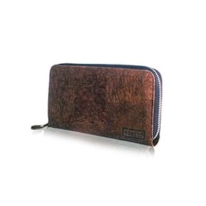 Honest Wallet 100% Natural Cork Leather & Cotton Purse with RFID Blocking - Eco-Friendly & Suitable for Vegans - Brown (Standard, Brown)