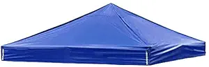 10X10 Foot Canopy Replacement, Outdoor Gazebo Tent Replacement, Popup Awning Covers, Easy Install, Waterproof for Garden, Canvas Cover Only, Poles Not Included