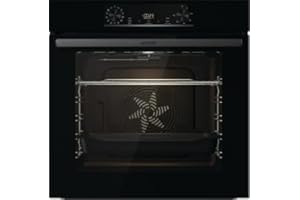 Gorenje OptiBake BOS6737 E02B Four encastré / 77 l/AquaClean/Air chaud/ExtraSteam/AirFry/PerfectGrill/Pizzamode 300°C/Noir