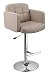 Produktbild BARHOCKER in Cappuccino, aus Kunstleder, Barsessel, Barstuhl, höhenverstellbar, mit Lehne Duhome 0200