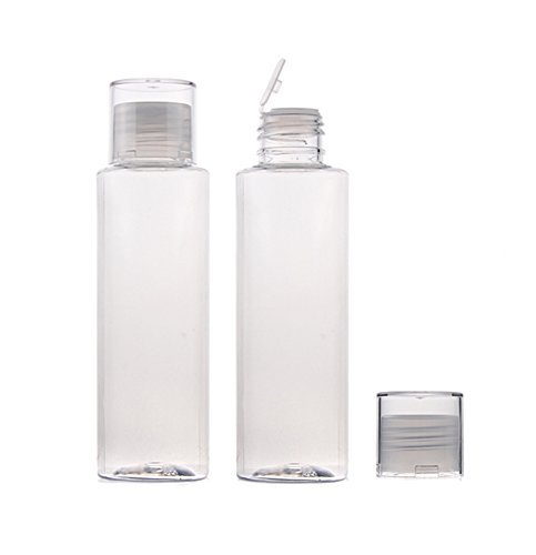 6PCS 100ml 3.4oz Empty Portable Refillable Plastic Bottle Vial Travel Packaging Bottle Container with Orifice Reducer and Screw Lid for Toner Lotion Shower Gel Shampoo Essential Oil RS.1214 (54.00% Off) - Amazon