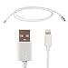 Price comparison product image Lightning iPhone Charger Cable - [Apple MFi Certified] Phone Connector Cable Fast Charging Data Cord to USB Compatible with iPhone XS Max X XR 8 7 6s 6 Plus SE 5 5s 5c, iPad, iPod - White