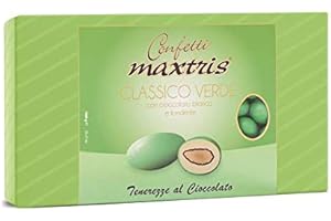 CONFETTI MAXTRIS MAXTRIS | Confetti Italiani di Mandorla | CLASSICO VERDE | 1 Kg.