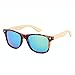 Produktbild MXHSX Classic Traveller Handgefertigte Sonnenbrille aus Bambusholz Universal Sonnenbrille für Herren und Damen Sportbrillen