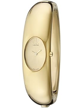 Calvin Klein Damen-Armbanduhr Analog Quarz Edelstahl K1Y23209