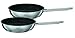 Produktbild Rösle 13092 Pfannenset 2-teilig, Bratpfannen 24 und 28 cm mit Keramikbeschichtung, Induktionsgeeignet, Edelstahl Pfannen