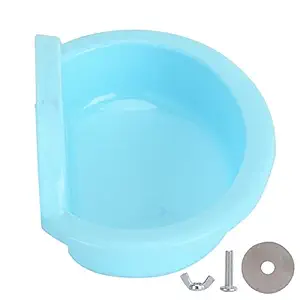 Hamster Food Bowl, Convenient Hamster Cage Cups Delicate for Small Rodents for Mice for Hamster(Blue)