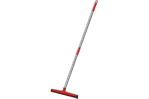 Velvaria Floor Wiper and Squeegee, 45cm Red, High-Efficiency Water Removal Tool for Home, Durable and Easy to Clean Floors