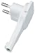 Produktbild Euro Flachstecker mit Griff Weiß 230V (Euro Flachstecker mit Griff)