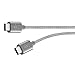 Produktbild Belkin Premium MixIt Metallic USB-C auf USB-C Kabel (1,8 m, geeignet für Nexus 5X, Nexus 6P, OnePlus 2, Lumia 950, LG G5, MacBook, Chromebook Pixel) grau