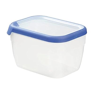 Curver 2044947 New Grand Chef Boîte Fraîcheur Rectangulaire Plastique Transparent/Bleu 2,4 L