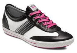 Preisvergleich Produktbild Ecco Street Damen - Golfschuhe Schwarz / Wei / Pink EU 36