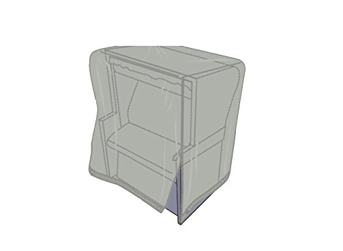 Strandkorb Abdeckung, blickdicht, Schutzhülle 170/134x130x100cm, Abdeckhaube gegen Nässe, Schmutz, Sonneneinstrahlung, Happy People 79334 - 2