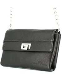 Laura Valle Bolso bandolera cadena Negro