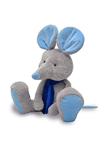 Preisvergleich Produktbild MU Brno 43100B Mause Alfi 65cm, Grau-Blau, Plüschtiere, Mehrfarbig