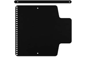 woolove Patella con Manico in Ecopelle e Pelle rigenerata per Borse di fettuccia all'Uncinetto. 20x22