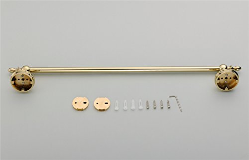 Weare Home Badzubehör Modern Ti-PVD Finish Messing Material Farbe Gold Wandmontage Handtuchhalter Handtuchstange Badzimmer Accessories - 6