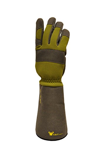 G & F 2431 Floristen Pro Rose Garten-Handschuhe, Herren Groß