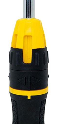 Stanley Multi-Bit Ratschenschraubendreher Set, 20 teilig, SL/PH/TX/SQ/Steckschlüssel, mit Bithalter, STHT0-62574 - 11