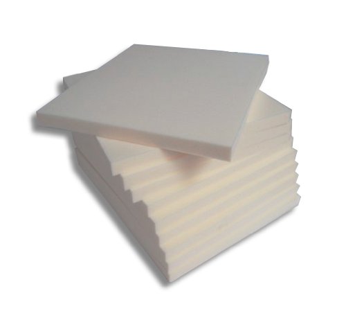 8 Sitzkissen Stuhlkissen Schaumstoffkissen Polster Auflage 50x50x4cm