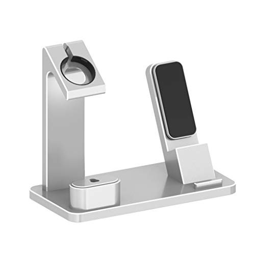 Rosennie Smartwatch,Smart Watches Charging Stand Station Dock Holder for iPhone for Apple Watch for Airpods 4in1
