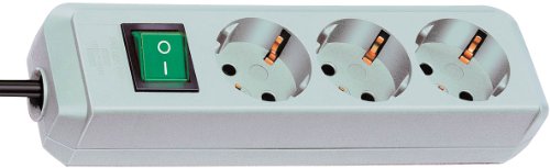 Brennenstuhl 1152350015 Regleta, 230 V, Gris, 1,5m