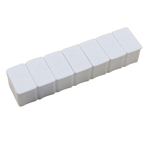 7 Tage Tablettendose Pillendose Medikamenten Pill Box - Weiß
