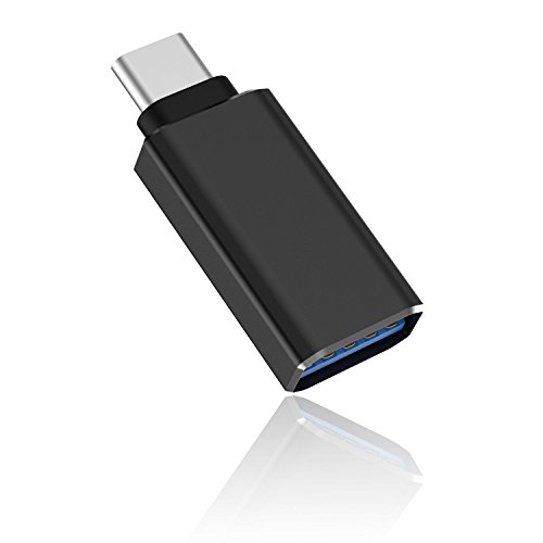 USB-C Adapter, Rankie 2-Pack High-Speed USB-C 3.1 auf USB-A 3.0 Adapter für USB Typ-C-Geräte, einschließlich MacBook, Chromebook Pixel, Nexus 5X, Nexus 6P, Nokia N1 Tablet und mehr (Schwarz) - 3