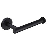 Material: Acero inoxidable TOOGOO Soporte de Papel Higiénico Soporte de Papel Titular de Papel Higiénico Impermeable para Accesorios de Ba？o Set Negro