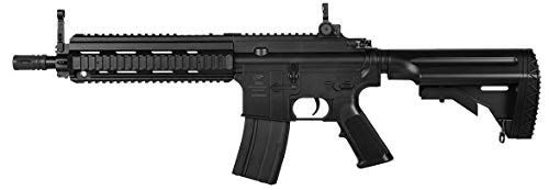 Double Eagle Fucile Airsoft-M804A2-416 plastica Rinforzata ABS/Colore Nero/Elettrico (0,5 Jo