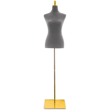 Schneiderpuppe T220, Schaufensterpuppe Torso weiblich, Schaumstoff ~ weiß mit Streifen Schneiderpuppe T220, Schaufensterpuppe Torso weiblich, Schaumstoff ~ weiß mit Streifen