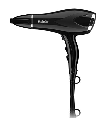 BaByliss® SALON PRO 2000 Professional Lightweight Styling Electric Hair Dryer Hairdryer 2000W Black