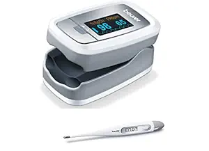 Beurer PO30+FT09 Pulse Oximeter and Thermometer, 5 Years Warranty (Multi)