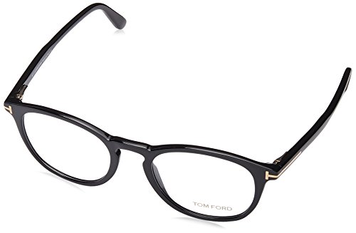 Preisvergleich Produktbild Tom Ford Unisex-Erwachsene Brillengestelle Ft5401, Schwarz (Nero LUCIDO), 51