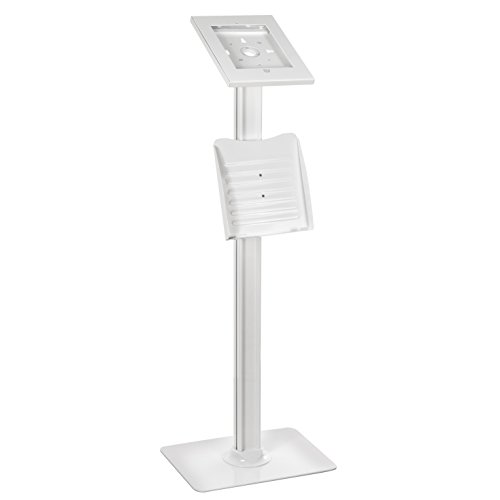Maclean MC-724 Universal Tablet Schreibtisch Halterung Bodenständer Prospekthalter Tabletstation, Halter mit Verriegelung für iPad 2, iPad 3, iPad 4, iPad Air; Anti-Diebstahl - 5