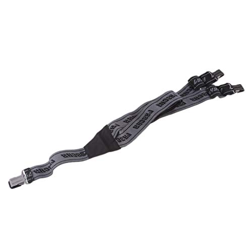 Preisvergleich Produktbild KESOTO 1 Stück Hosenträger Einstellbar elastisch und Halsschleife Hosenträger Motorradbekleidung - Schwarz L