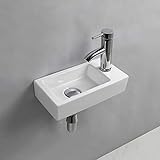 Recibirás un mini fregadero de pared para lavabo. Tomamos plena responsabilidad por nuestra insatisfacción del producto y del cliente: el lavabo viene con 30 días de garantía de devolución de dinero por cualquier razón y 12 meses de garantía para problemas relacionados con la calidad.