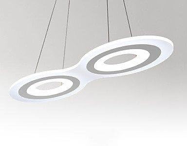 Modern LED Pendant Light, Contemporary No. 8th Galvanized LED Metal and Acrylic Apply for Living Room Restaurant Kitchen Study/Office, 3000K 220-240v