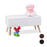 sitzbank flur schuhe Dekorativ: Standbeine aus natürlich gemasertem Kiefernholz setzen zum Kunstleder-Bezug Akzente