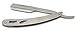 Saaqaans BSR-013 Straight Cut Throat Shaving Razor Manual Traditional Professional Barber Razor for Men With a Stylish Black Pouch (Stainless Steel SAND)