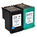 Produktbild Prestige Cartridge 338 344 2er Pack Druckerpatronen für HP Deskjet 460 6540 9800 PSC 1603 1610 1618 Photosmart 2575 2610 2710 7850 8050 8450 Pro B8350 Mobile 6200 7410 H470 K7100 schwarz dreifarbig