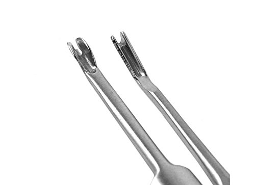 2 Stück Leather Craft Tool Groover Beveler Awl Punch Blade - 3