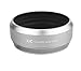 Produktbild efonto/JJC LH-X70 Metall Objektiv Adapter und Gegenlichtblende für Fujifilm Finepix X70 X100 X100S X100T + inklusive efonto 49 mm Objektivdeckel