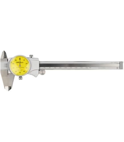 VOBECO High Quality Clock Caliper 150mm / 0.01mm – Round Scale Shockproof Dial Caliper
