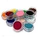 12 Color Nail Art Velvet Flocking Powder Kit Decoration Polish Tips Manicure