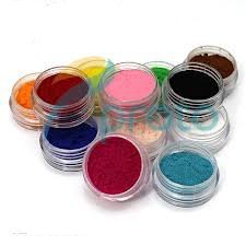 12 Color Nail Art Velvet Flocking Powder Kit Decoration Polish Tips Manicure