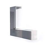 flur garderoben Die Gesamtmaße sind Spiegelschrank 60 x 42,6 x 40 cm (BxHxT), Kommode 120 x 42,5 x 36 cm (BxHxT)