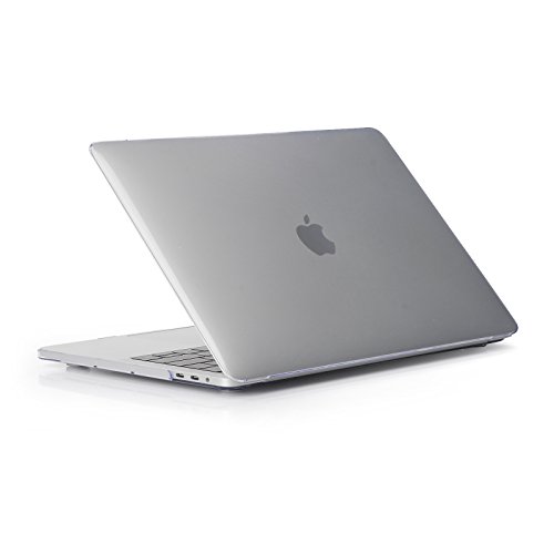 MacBook Pro 13 Hülle 2016, iNeseon Ultra Slim Plastik Hartschale Tasche Cover snap on Schutzhülle Schale mit US Transparent und EU Transparent Silikon Tastatur-Abdeckung Schutzhülle für Neueste Apple MacBook Pro 13 Zoll ohne Touch Bar A1708, Kristallklar - 3