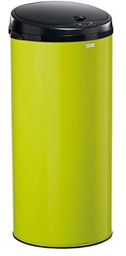 Poubelle à Ouverture Automatique, 45 L, Vert Anis