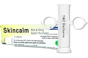 CARTBIA EXCLUSIVE Mosquito Bite Relief Bundle: Bug Bite Sucker with Premium Skincalm Bite and Sting Relief Bite Cream - Anti Itch Cream for Mosquito & Bug Bites.